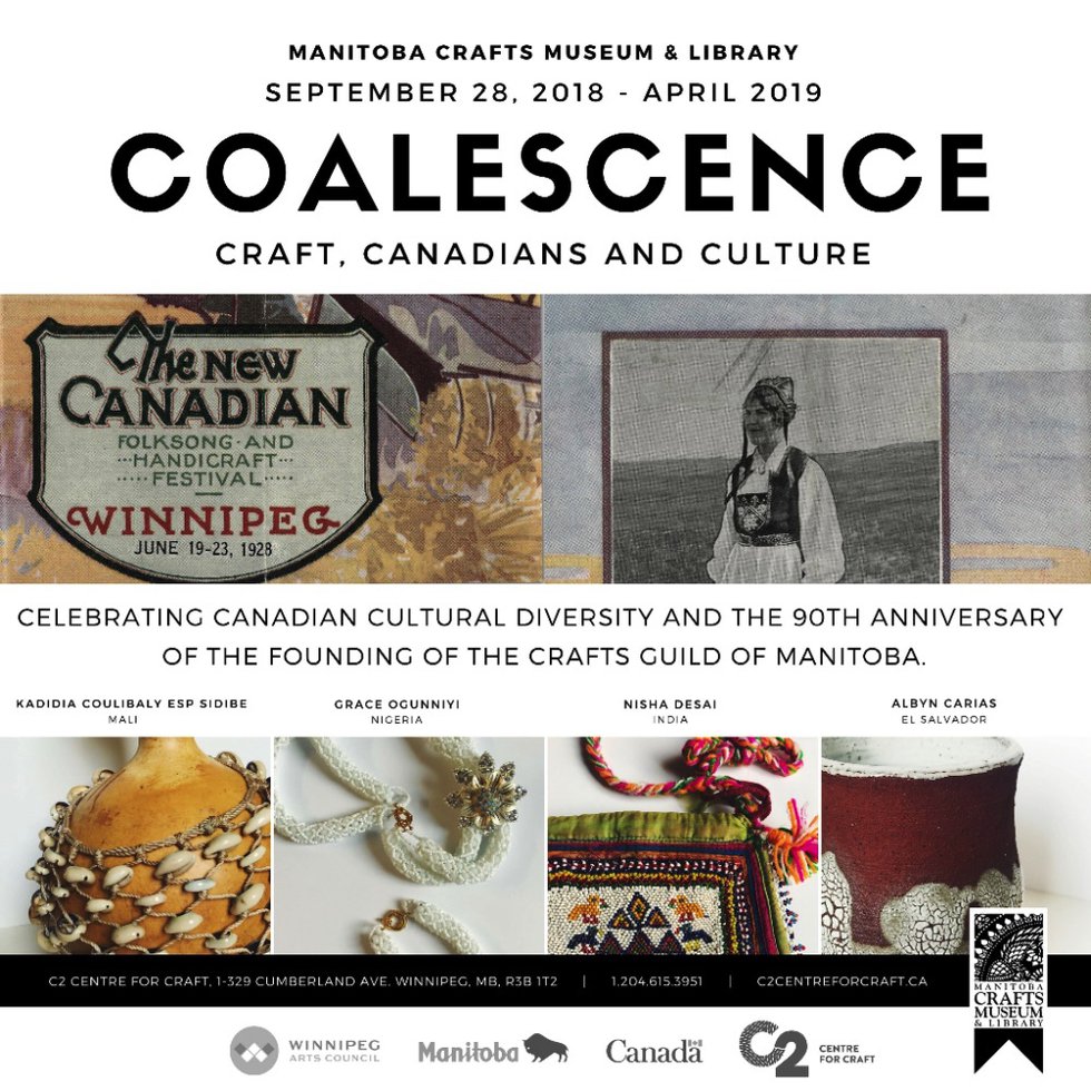 MCML Heritage Gallery, "Coalescence: Craft, Canadians and Culture," 2018