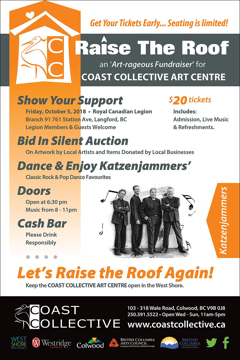Coast Collective, "Raise the Roof Fundraiser," 2018