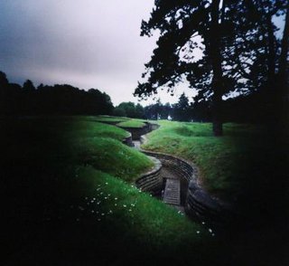 Dianne Bos, "Trenches, Canadian National Vimy Memorial, Vimy, France," 2014