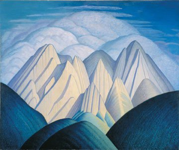 "Untitled (mountains near Jasper)" 