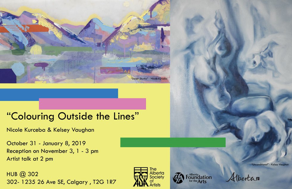 "Colouring Outside the Lines" by Nicole Kurceba and Kelsey Vaughan