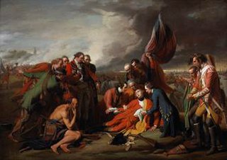 Benjamin West, "The Death of General Wolfe," 1770