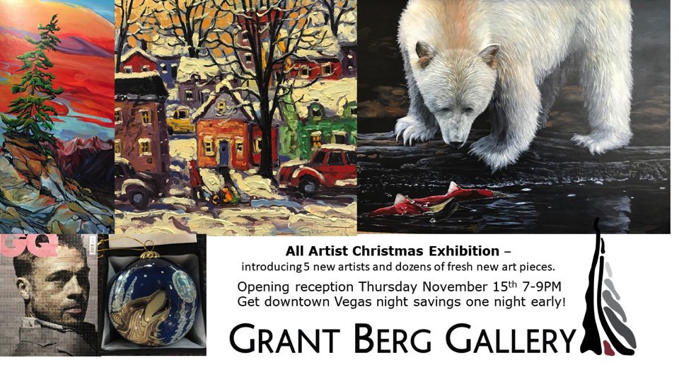 Grant berg Gallery, "All Artist Christmas Exhibition," 2018