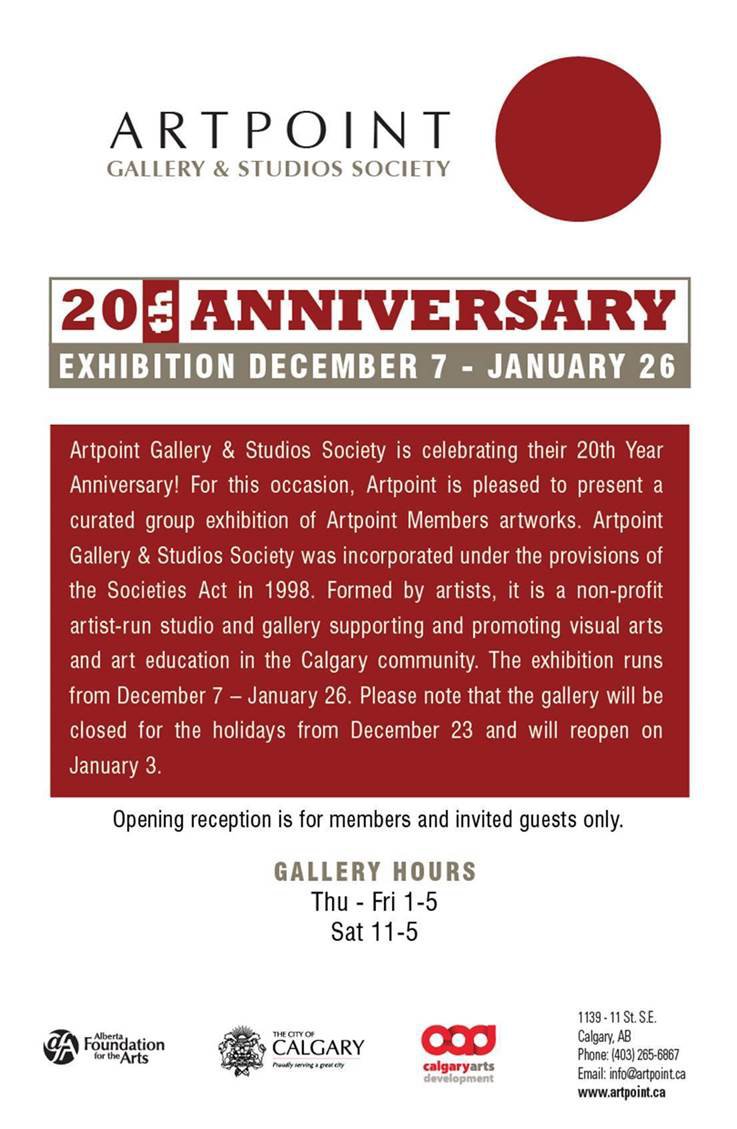 ArtPoint Gallery 20th Anniversary, 2018