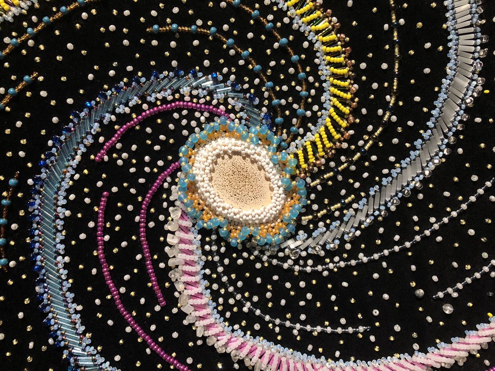 Margaret Nazon, "Milky Way Spiral Galaxy" (detail), no date