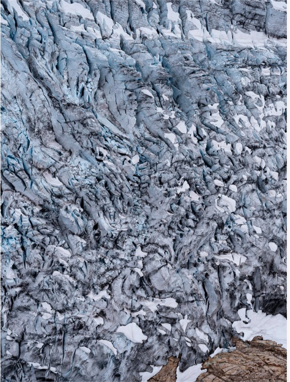 Kevin Boyle, "Icefield Study #15, | Waterfall," 2018