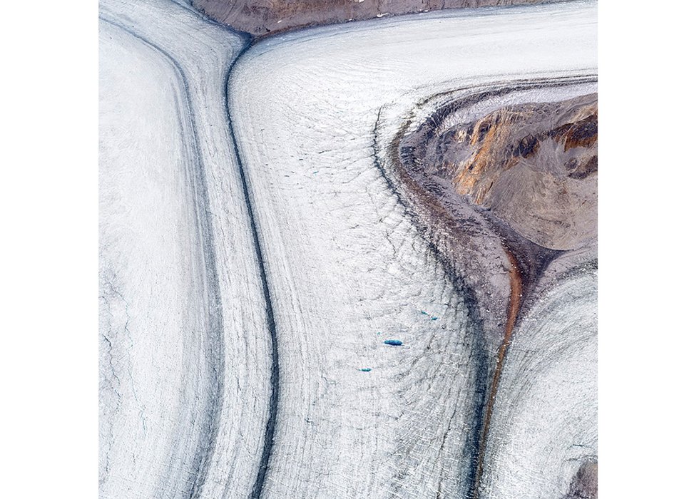 Kevin Boyle, “Tributary Glaciers, Mount Jester,” 2018