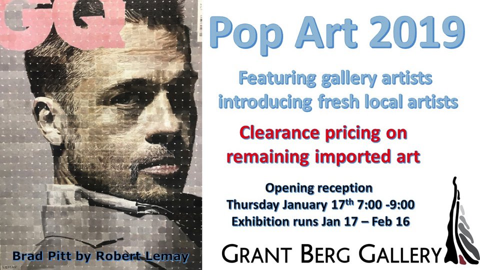 Grant Berg Gallery, "Pop Art 2019,"