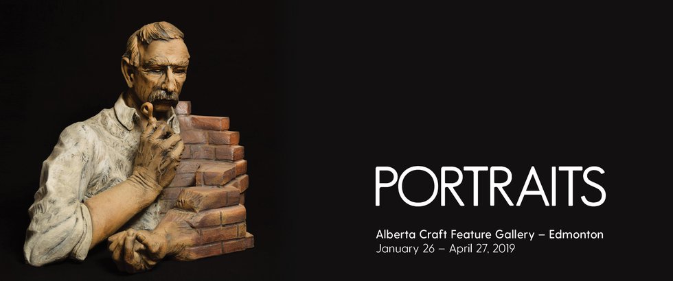 Alberta Craft Gallery Edmonton, "Portraits," 2019