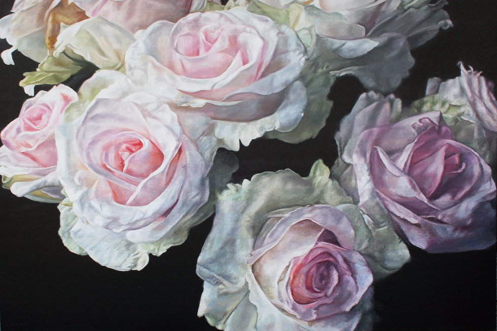 Robert Lemay, "Winter Roses," 2019
