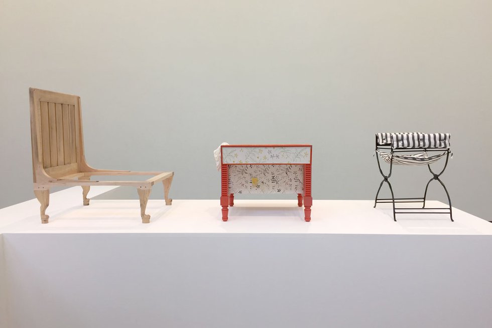 Anne Low, “Chair for a woman,” 2019, installation view at Contemporary Art Gallery, Vancouver