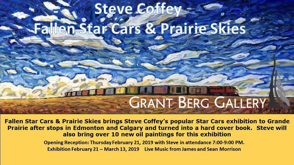 Steve Coffey, "Fallen Star Cars &amp; Prairie Skies, 2019