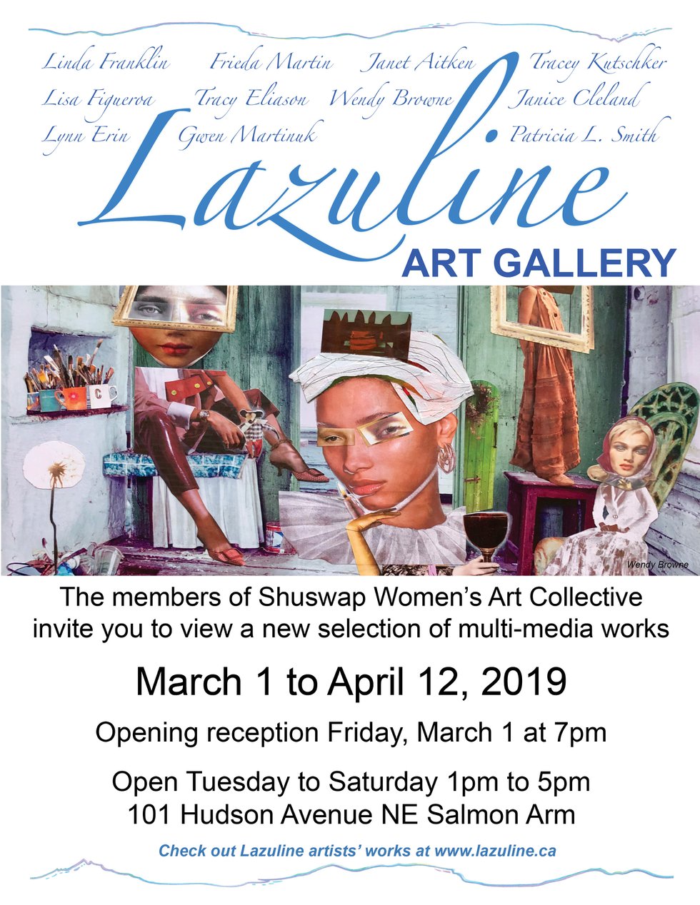 Lazuline Art Gallery, "Multi-Media Works," 2019