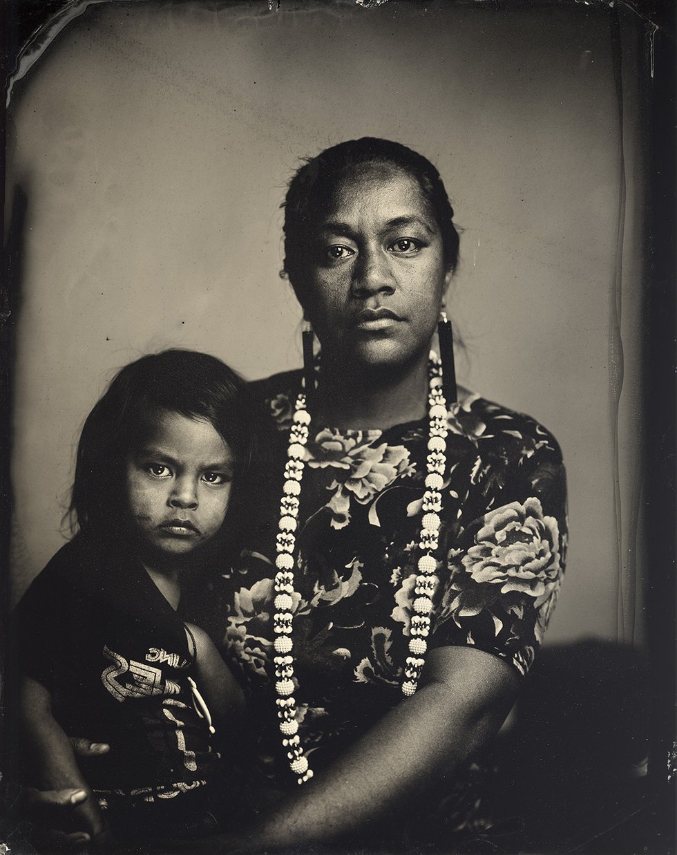 Kali Spitzer, "Indigenous Motherhood (Cora-Allen and son)," 2018