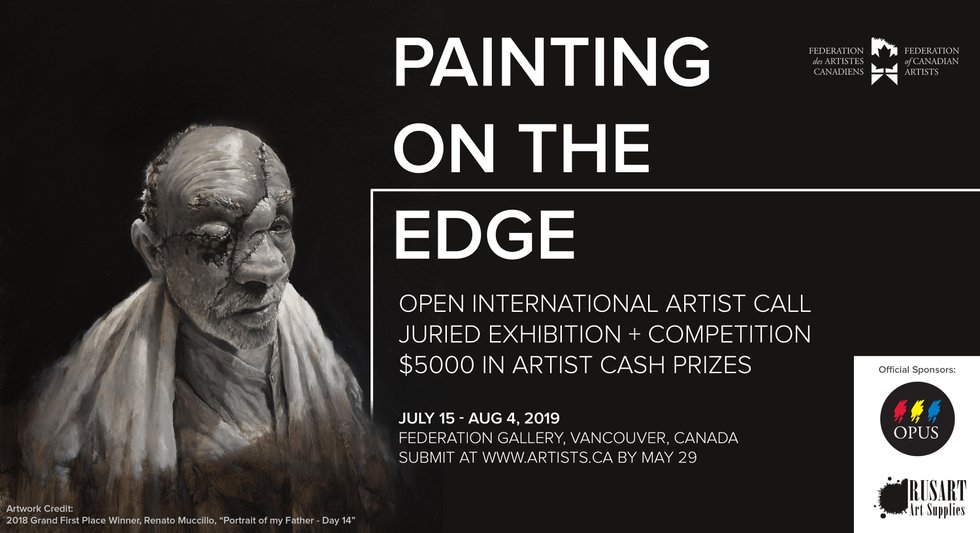 Federation of Canadian Artists, "Painting On The Edge," 2019