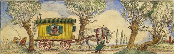 "Gypsy Caravan for Wind in the Willows" 