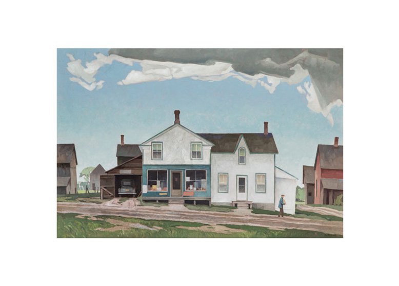 Alfred Joseph Casson, "Roadside Store," 1961