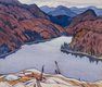 Alfred Joseph Casson, "The Lake in the Hills, Lake Superior," 1929