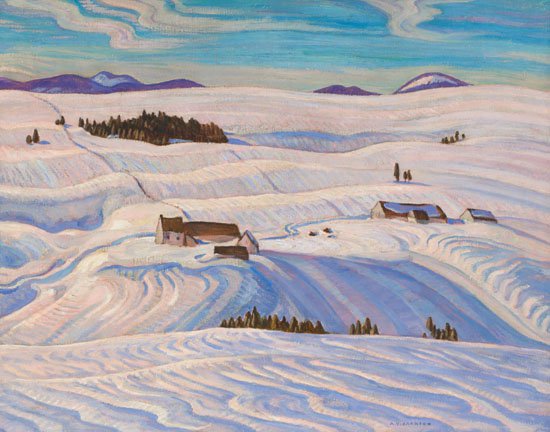 Alexander Young Jackson, "Laurentian Hills," 1932-1933