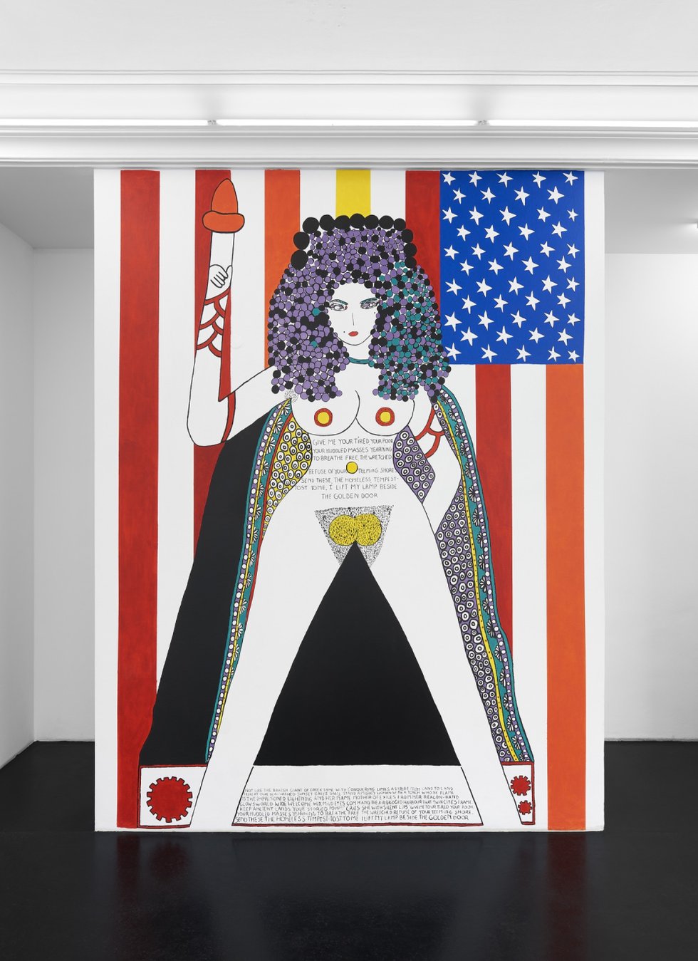 Dorothy Iannone, "The Statue of Liberty," 2019