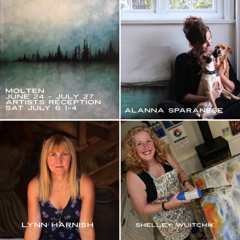 Alanna Sparanese, Shelley Wuitchik and Lynn Harnish, "Molten," 2019