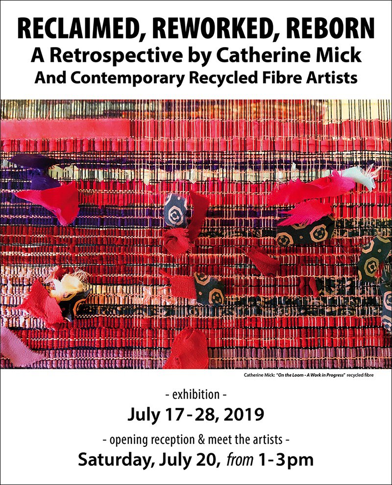 Catherine Mick, "Reclaimed, Reworked, Reborn," 2019