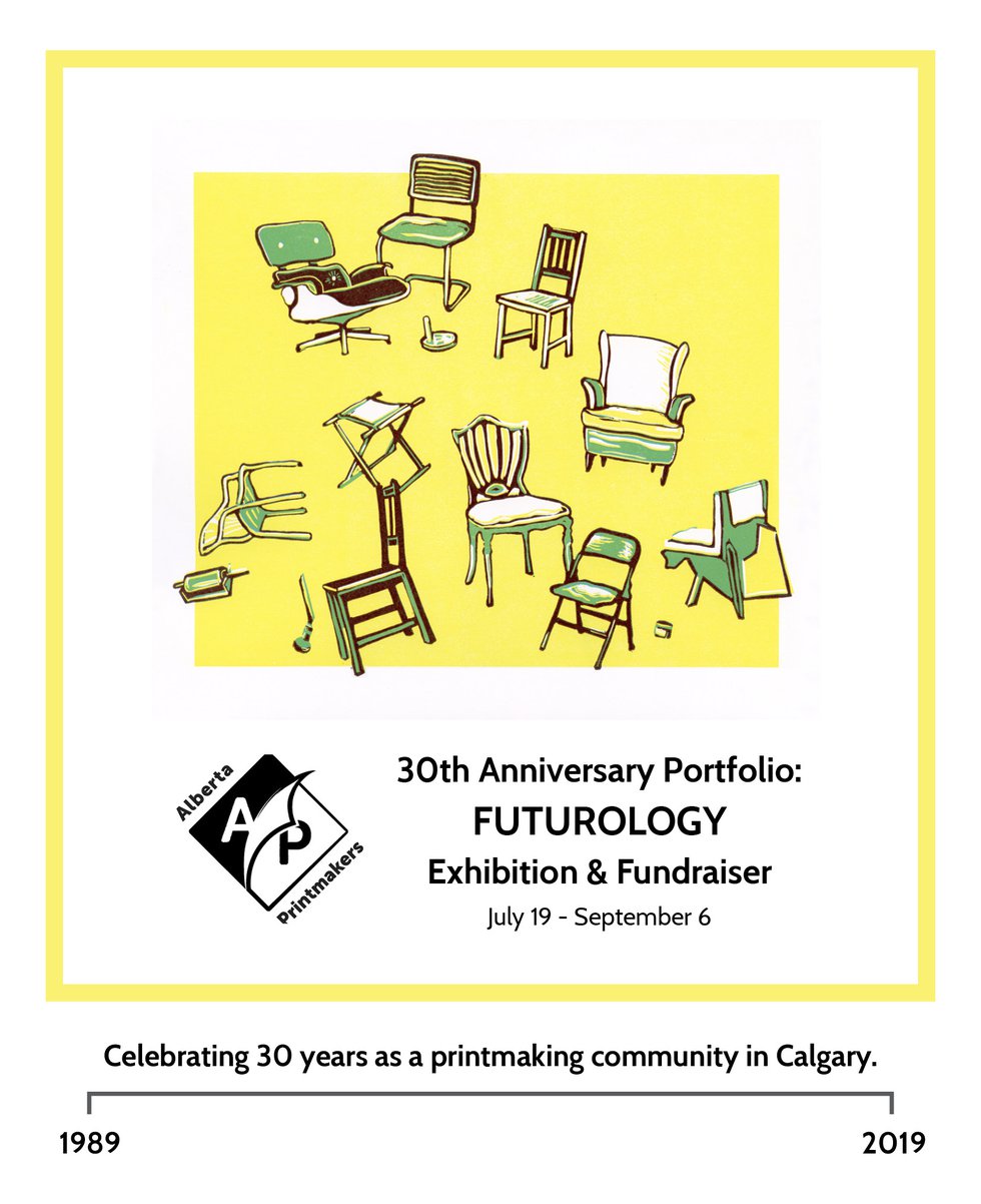 Alberta Printmakers, "30th Anniversary Portfolio, Futurology," 2019
