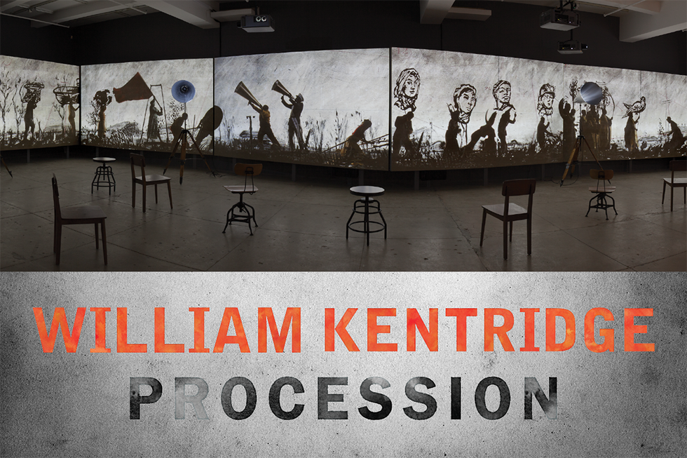 William Kentridge, "Procession," 2019