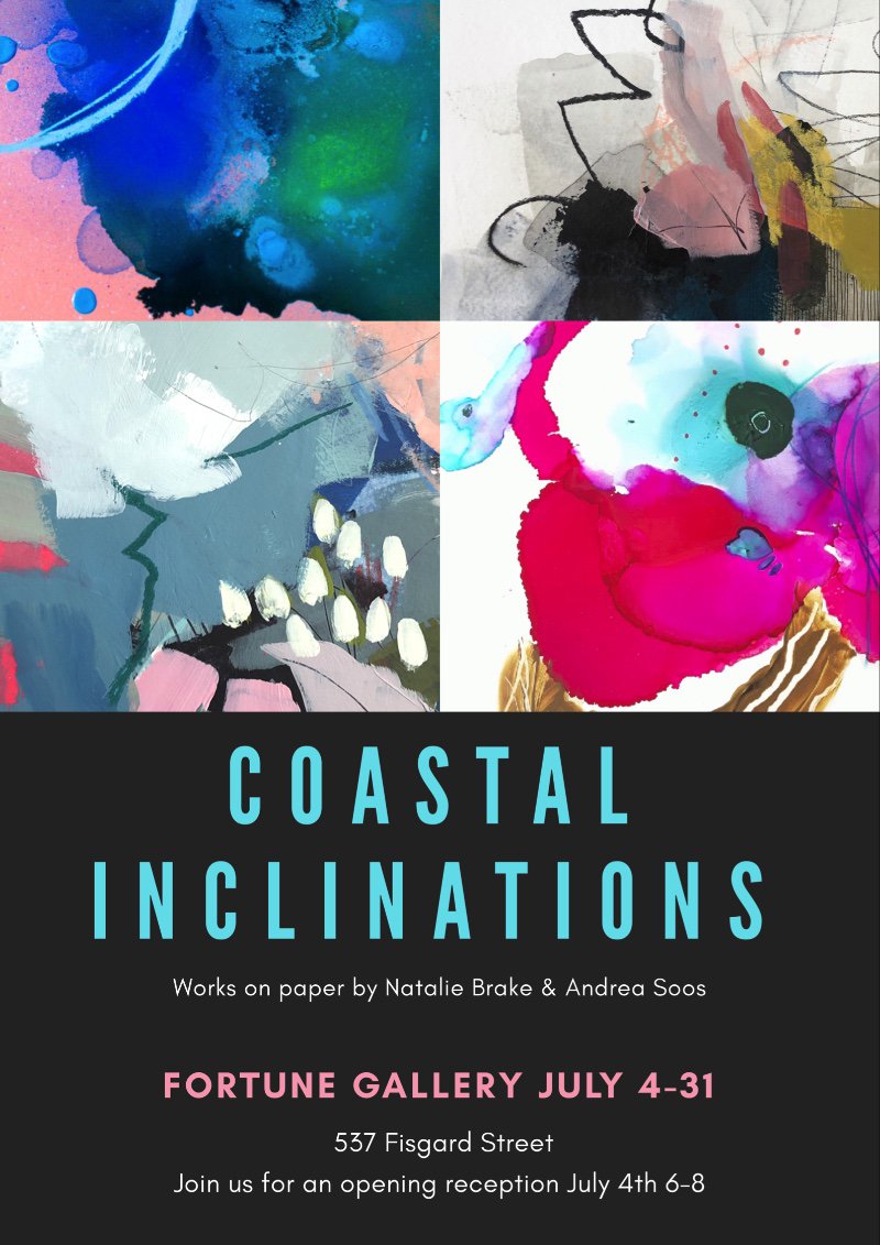 Natalie Brake and Andrea Soos, "Coastal Inclinations," 2019