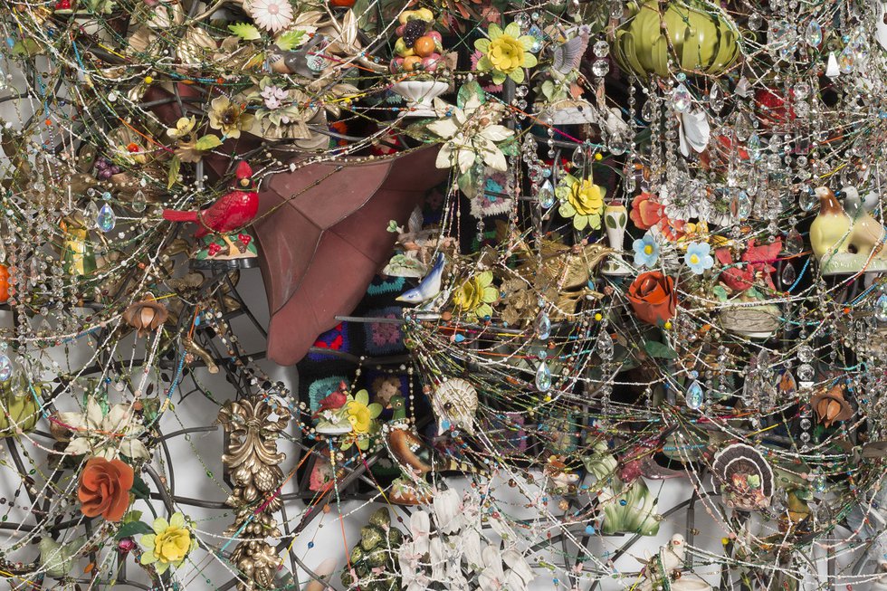 Nick Cave, “Wall Relief” (detail), 2013
