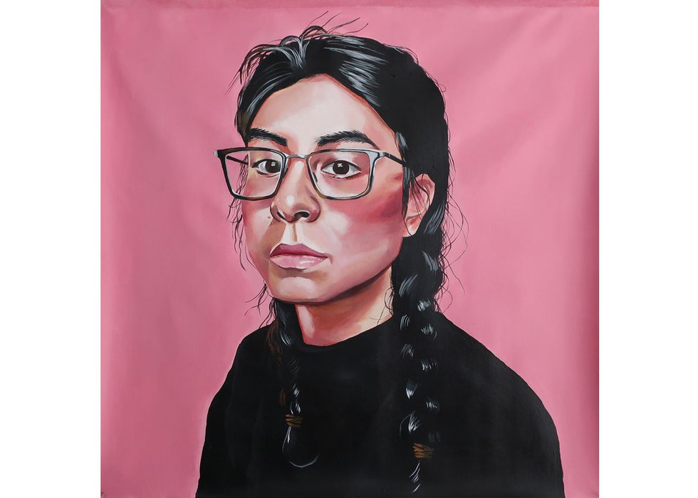 Lauren Crazybull, “Self-Portrait,” 2019