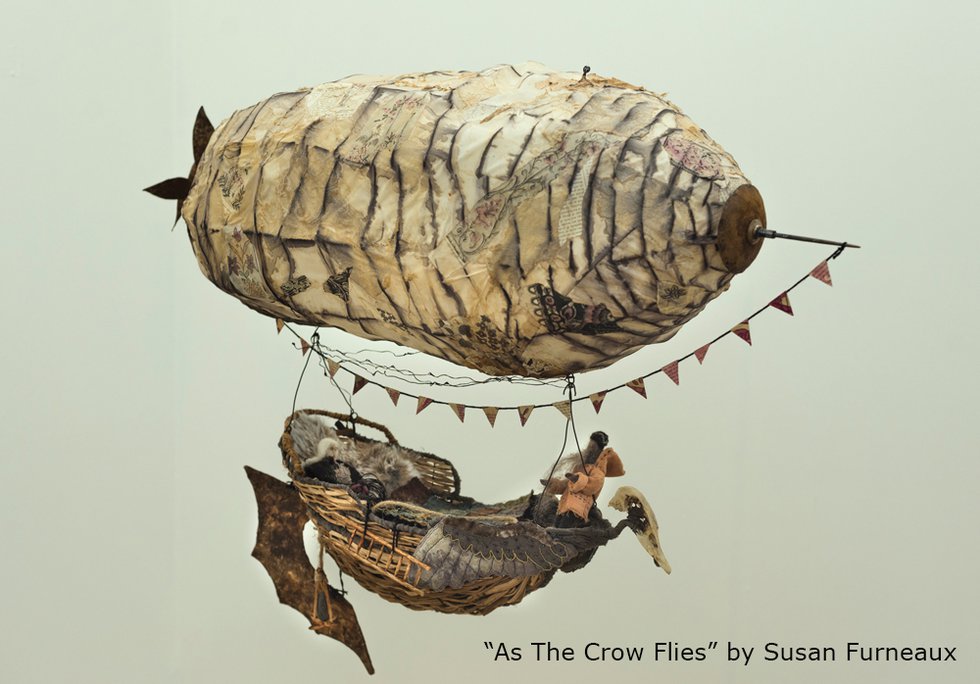 Susan Furneaux, "As the Crow Flies," 2019