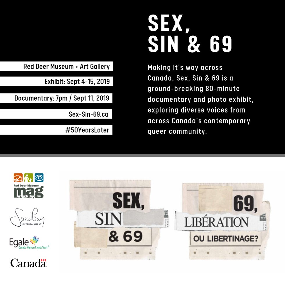 Red Deer Museum and Art Gallery, "Sex, Sin &amp; 69," 2019