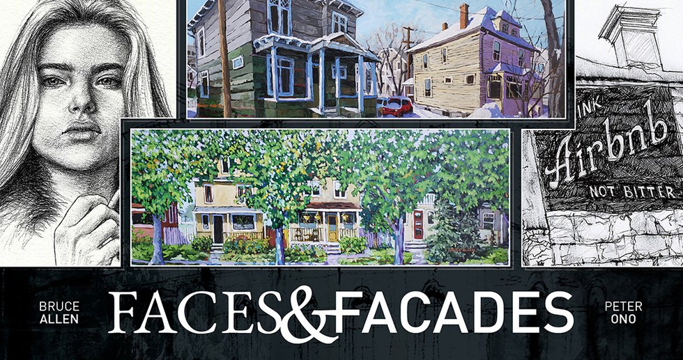 Bruce Allen and Peter Ono, "Faces and Facades," 2019