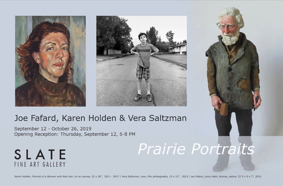 Joe Fafard, Karen Holden &amp; Vera Saltzman, "Prairie Portraits," 2019