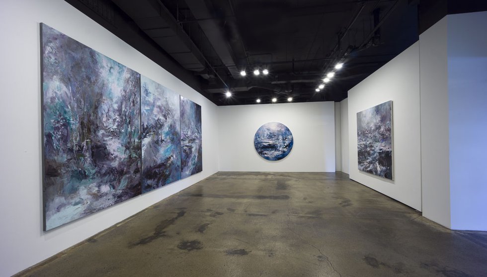 Michael Smith, “Illusion Horizon,” 2019, installation view at TrépanierBaer Gallery, Calgary