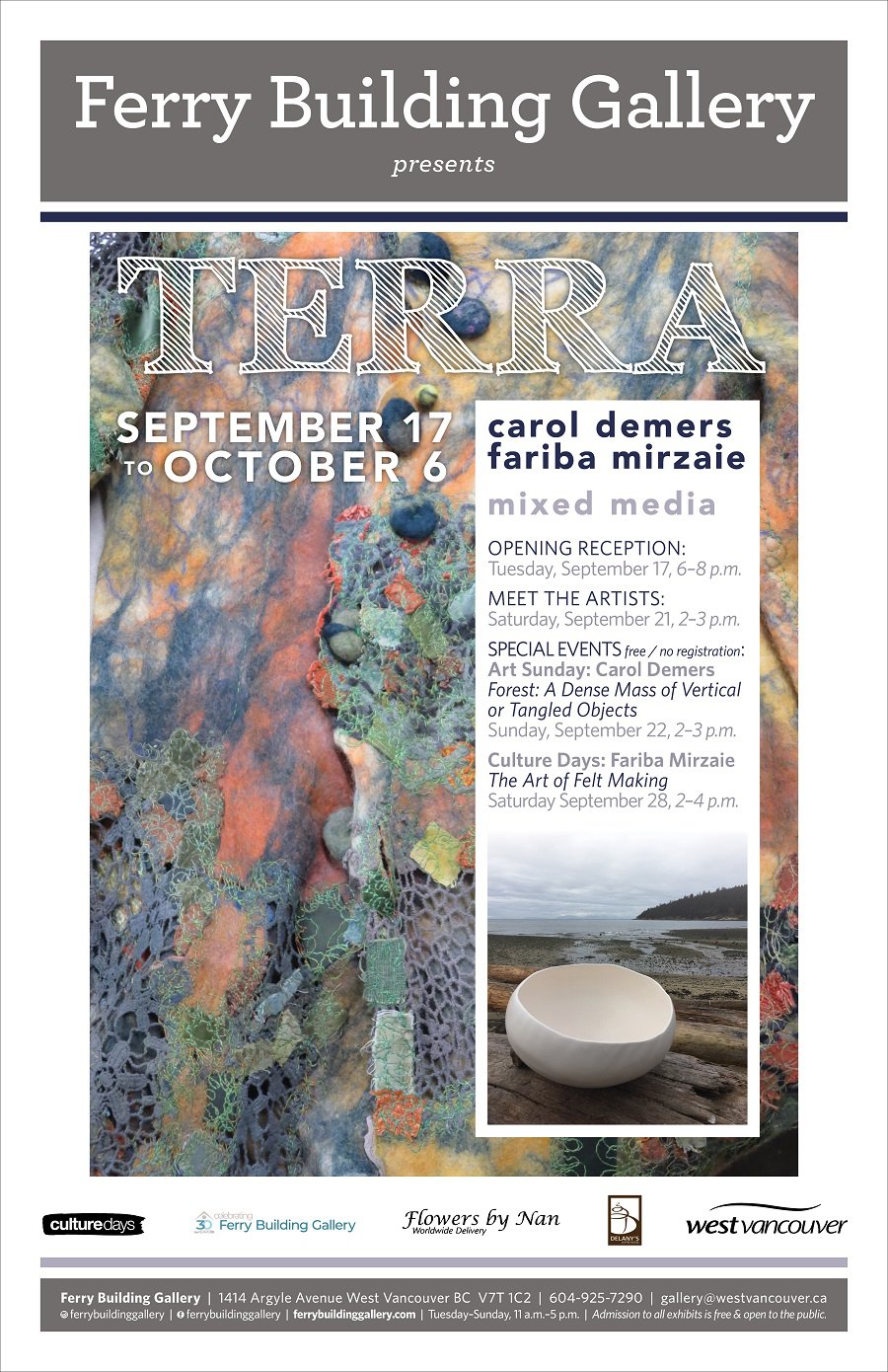 Carol Demers and Fariba Mirzaie, "Terra," 2019