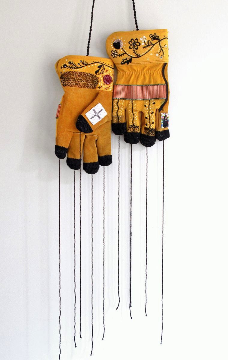 Audie Murray, "Rooting Gloves," 2019