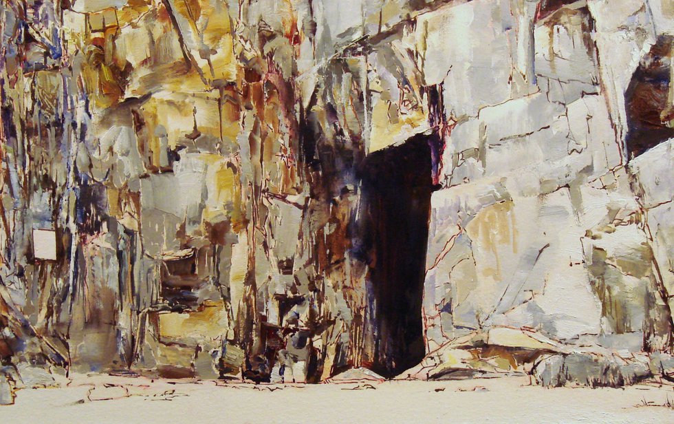 David Janzen, "St. Ninian's Cave," 2013