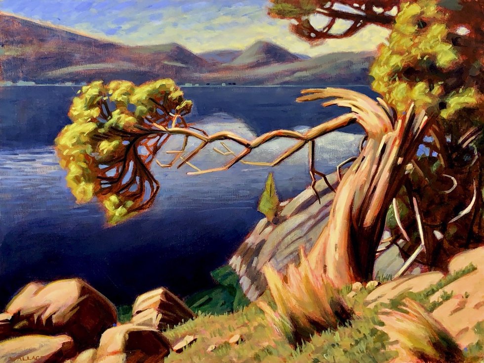Joshua Wallace, "Looking From Rattle Snake Point,"