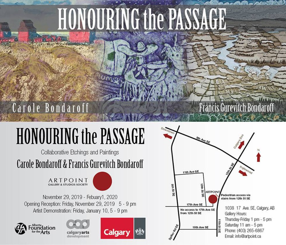 Carole Bondaroff and Francis Gurevitch Bondaroff, "Honouring the Passage," 2019