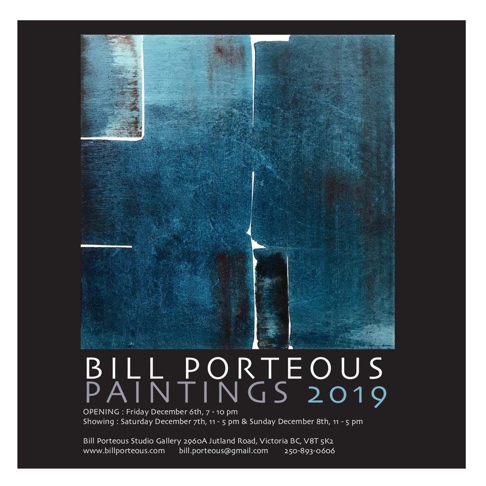 Bill Porteous, "Paintings," 2019