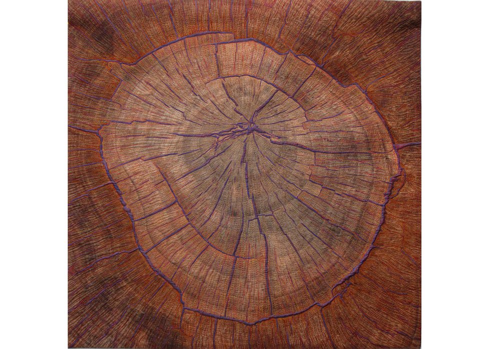 Martha Cole, "Tree Ring Mandala," 2019