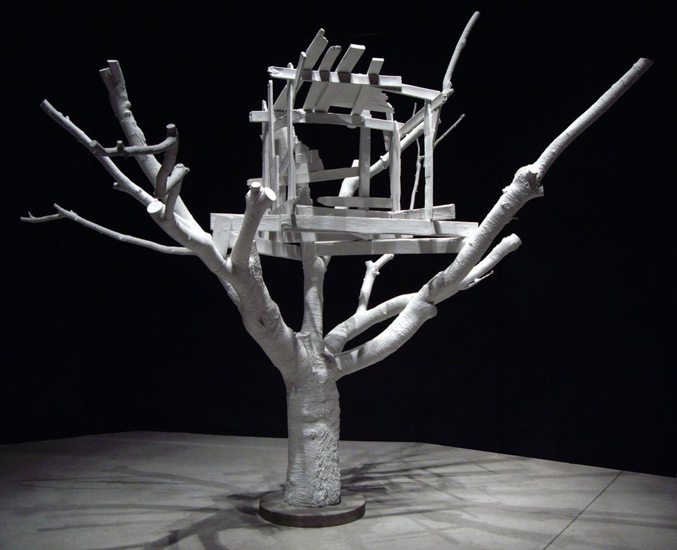 Jeremy Hatch, “Treehouse,” 2006 (collection of the artist; photo by Alina Ilyasova, courtesy of UBC Museum of Anthropology)