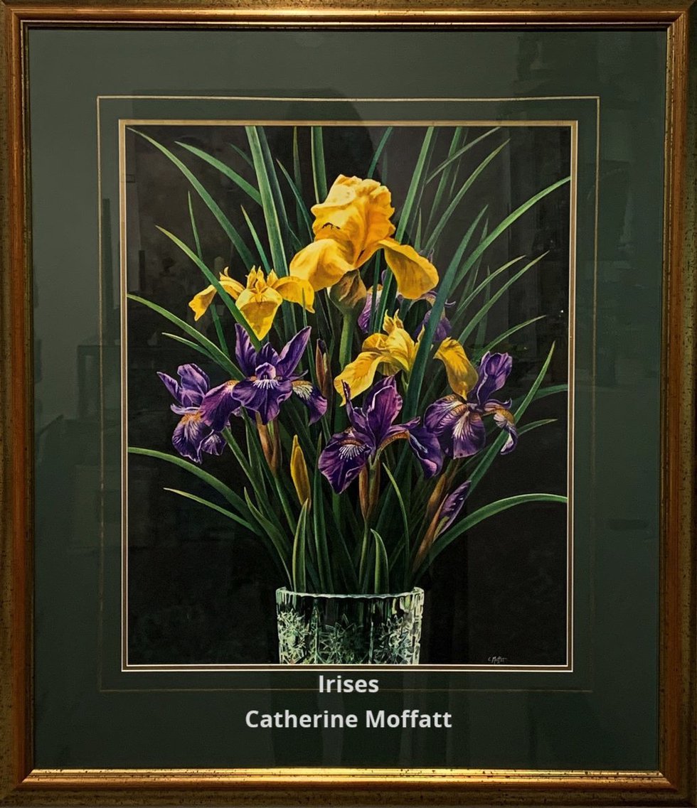 Catherine Moffatt, "Irises," 2019
