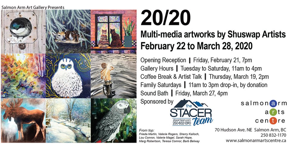 Salmon Arm Art Gallery, "20/20 Exhibition," 2020