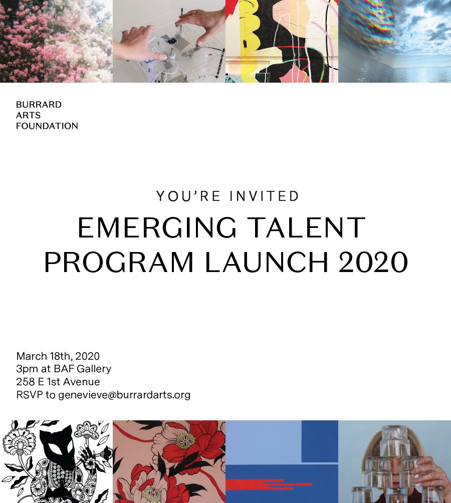 BAF, "2020 Emerging Talent Program," 2020