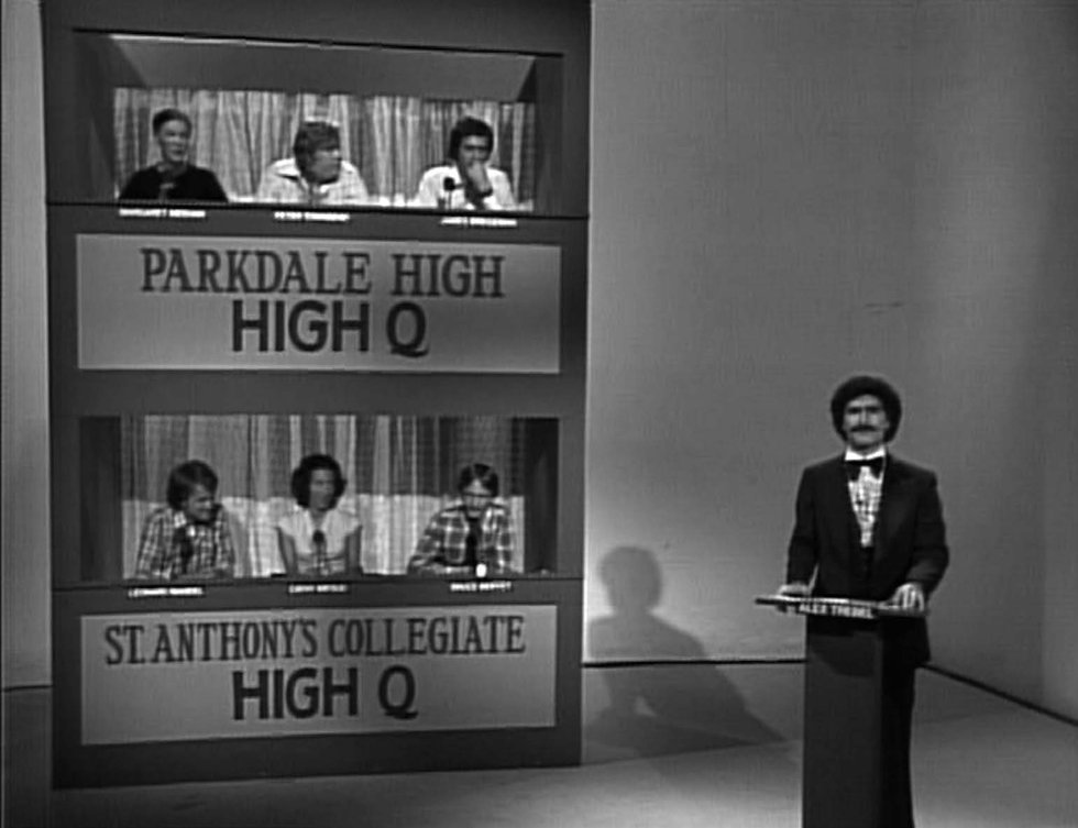 SCTV's high school quiz show, "High Q," 1978