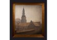 Leslie Hossack’s photograph of Vilhelm Hammershøi’s 1906 painting “St. Peter's Church”(collection of the National Gallery of Denmark (SMK)