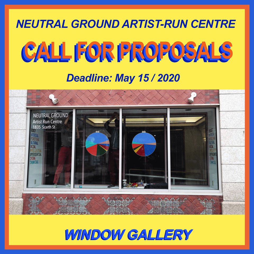 Neutral Ground, "Call for Window Proposals," 2020
